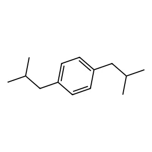 1,4-Bis(2-methylpropyl)benzene structure
