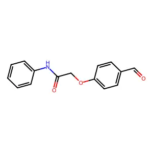 2-(4-formylphenoxy)-N-phenylacetamide structure