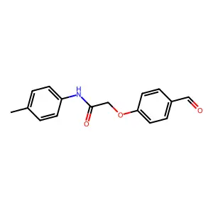 2-(4-Formylphenoxy)-N-(4-methylphenyl)acetamide structure