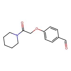 Benzaldehyde, p-(1-piperidinyl)carbonylmethoxy- structure