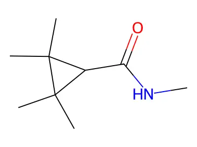 N,2,2,3,3-五甲基环丙烷甲酰胺 structure