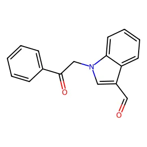 1-Phenacylindole-3-carbaldehyde structure