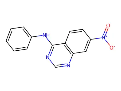 7-nitro-N-phenylquinazolin-4-amine structure