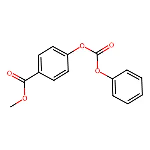 Methyl 4-[(phenoxycarbonyl)oxy]benzoate structure