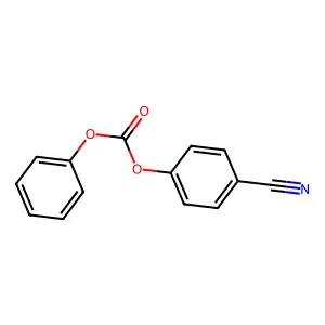 (4-Cyanophenyl) phenyl carbonate structure