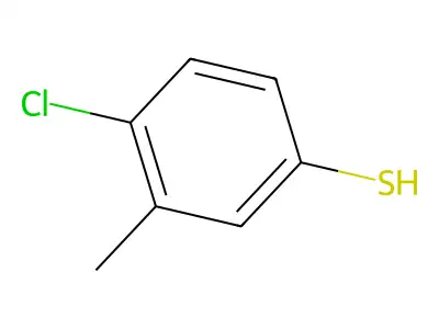4-Chloro-2-methylthiophenol structure