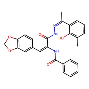 N-[(Z)-1-(1,3-benzodioxol-5-yl)-3-[2-[(1Z)-1-(5-methyl-6-oxo structure