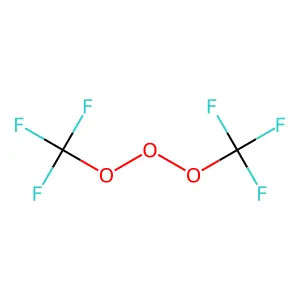 Trifluoro(trifluoromethoxyperoxy)methane structure