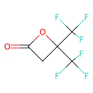 2-Oxetanone, 4,4-bis(trifluoromethyl)- structure