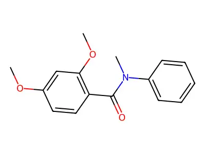 2,4-dimethoxy-N-methyl-N-phenylbenzamide structure