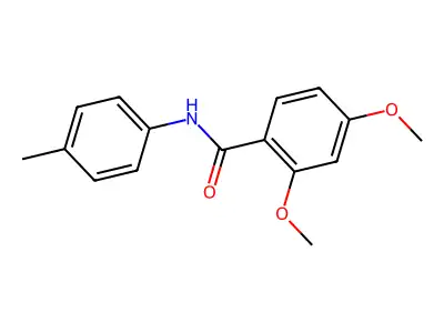 2,4-dimethoxy-N-(4-methylphenyl)benzamide structure