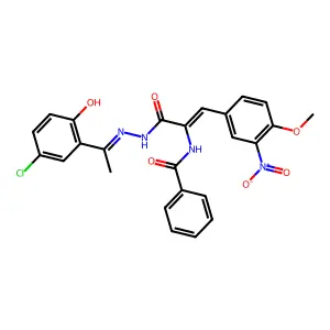 N-[(Z)-3-[2-[(1E)-1-(3-chloro-6-oxocyclohexa-2,4-dien-1-ylid structure