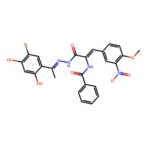 N-[(Z)-3-[2-[(1Z)-1-(3-bromo-4-hydroxy-6-oxocyclohexa-2,4-di structure