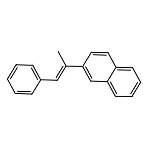 Naphthalene, 2-(1-methyl-2-phenylethenyl)- structure