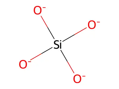 正矽酸根離子 structure