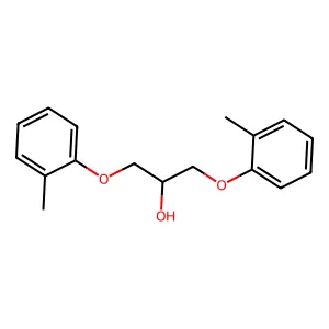 2-Propanol, 1,3-bis(o-tolyloxy)- structure