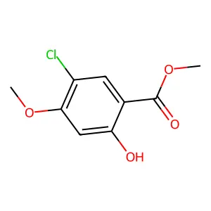 Methyl 5-chloro-2-hydroxy-4-methoxybenzoate structure