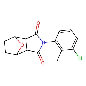 2-(3-Chloro-2-methylphenyl)hexahydro-1H-4,7-epoxyisoindole-1,3(2H)-dione structure