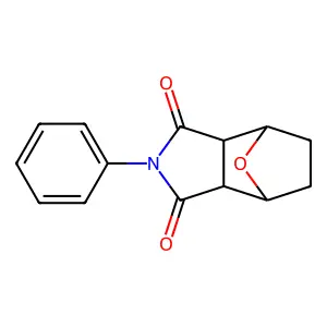 2-苯基六氢-1H-4,7-环氧异吲哚-1,3(2H)-二酮 structure