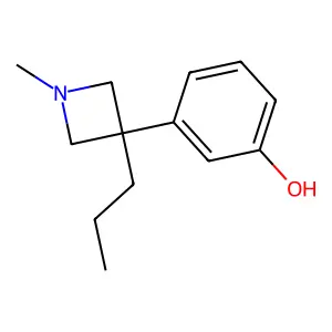 3-(1-Methyl-3-propylazetidin-3-yl)phenol structure