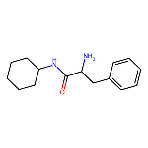 L-Phenylalanine-cyclohexylamide structure