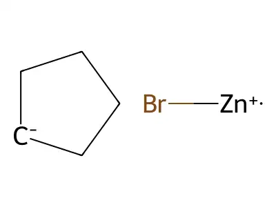 Zinc, bromocyclopentyl- structure