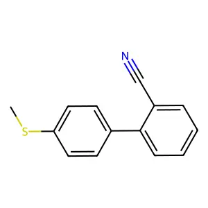 2-[4-(Methylsulfanyl)phenyl]benzonitrile structure