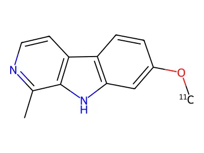 Harmine C-11 structure