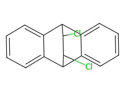 11,12-Dichloro-9,10-dihydro-9,10-ethanoanthracene structure
