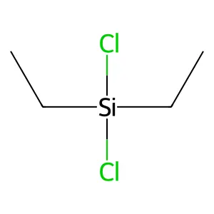 Diethyldichlorosilane structure