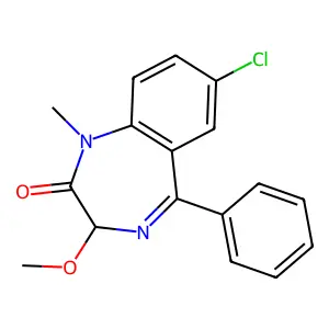 O-Methyl temazepam structure