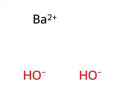 氢氧化钡 structure