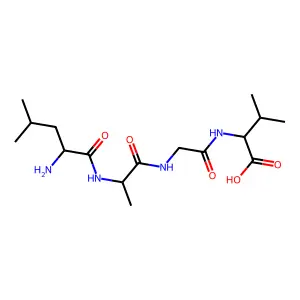 Leucyl-alanyl-glycyl-valine structure