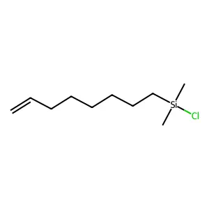 7-辛烯基二甲基氯硅烷 structure
