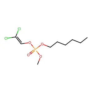 Phosphoric acid, 2,2-dichloroethenyl hexyl methyl ester structure