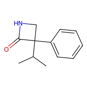 2-Azetidinone, 3-isopropyl-3-phenyl- structure
