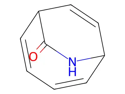 7-Azabicyclo[4.2.2]deca-2,4,9-trien-8-one structure