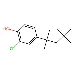 2-Chloro-4-(1,1,3,3-tetramethylbutyl)phenol structure