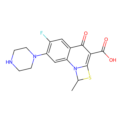 Ulifloxacin structure