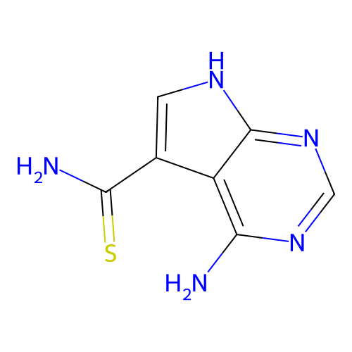 4-Amino-7H-pyrrolo[2,3-d]pyrimidine-5-carbothioamide structure