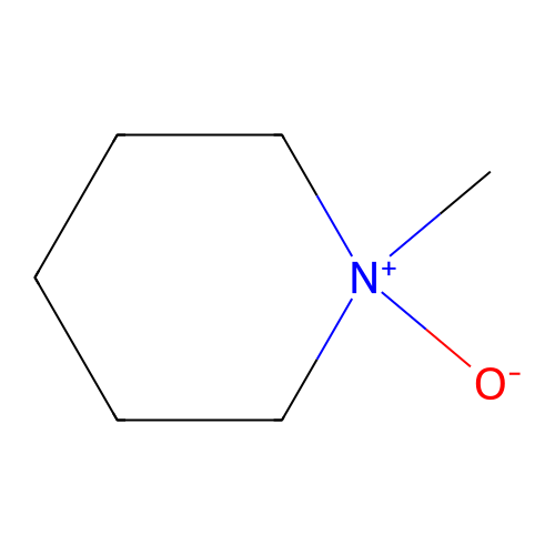 Piperidine, 1-methyl-, 1-oxide structure