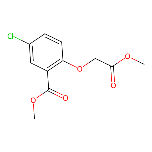Methyl 5-chloro-2-(2-methoxy-2-oxoethoxy)benzoate structure