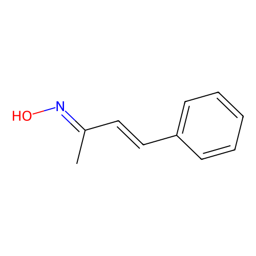 (NE)-N-(4-phenylbut-3-en-2-ylidene)hydroxylamine structure