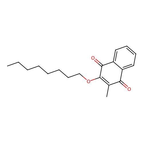 2-Methyl-3-octoxynaphthalene-1,4-dione structure