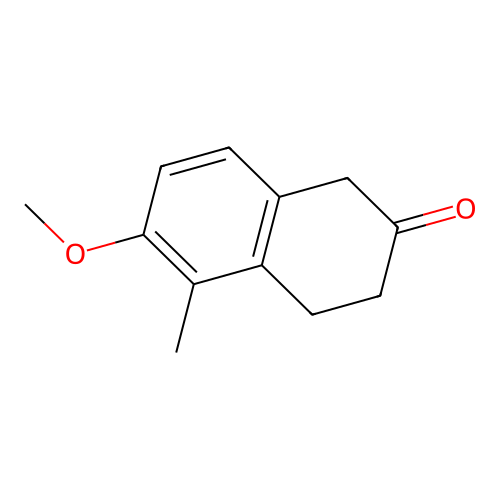 6-methoxy-5-methyl-3,4-dihydro-2(1H)-naphthalenone structure