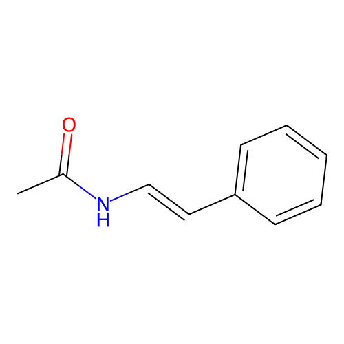 N-(2-Phenylethenyl)acetamide structure