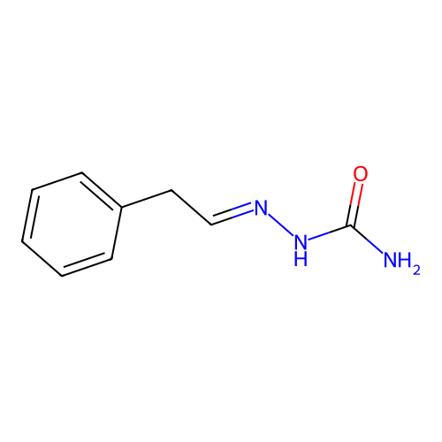 Phenylmethylsemicarbazone structure