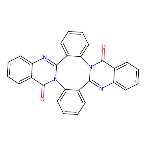 Dibenzo[3,4:7,8][1,5]diazocino[2,1-b:6,5-b']diquinazoline-10,21-dione structure