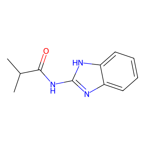 Propionamide, N-(benzimidazol-2-yl)-2-methyl- structure