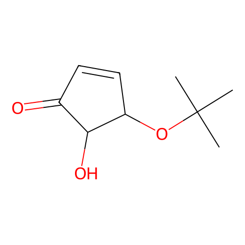 5-Hydroxy-4-[(2-methylpropan-2-yl)oxy]cyclopent-2-en-1-one structure